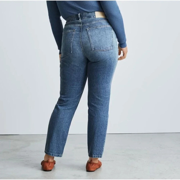 Everlane The Curvy 90s Cheeky Jean in Northridge 26 Crop New Womens Denim Pants - Picture 2 of 12